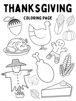 Thanksgivingnovember coloring pages morning work preschool kindergarten