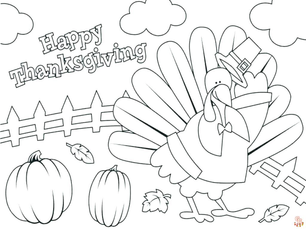 November coloring pages free printable for kids