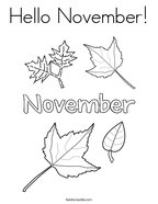 November coloring pages