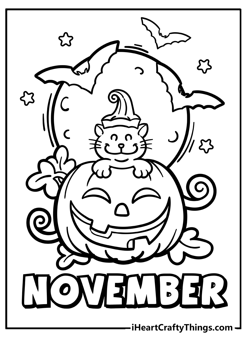 November coloring pages free printables