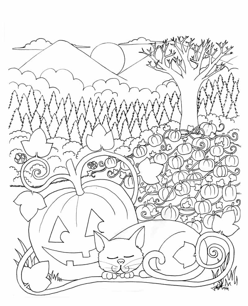 November coloring page