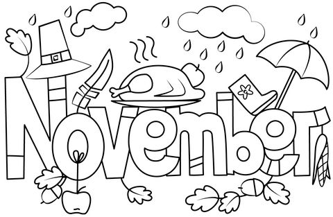 November preschool coloring pages thanksgiving coloring pages fall coloring pages