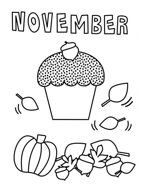 November coloring pages