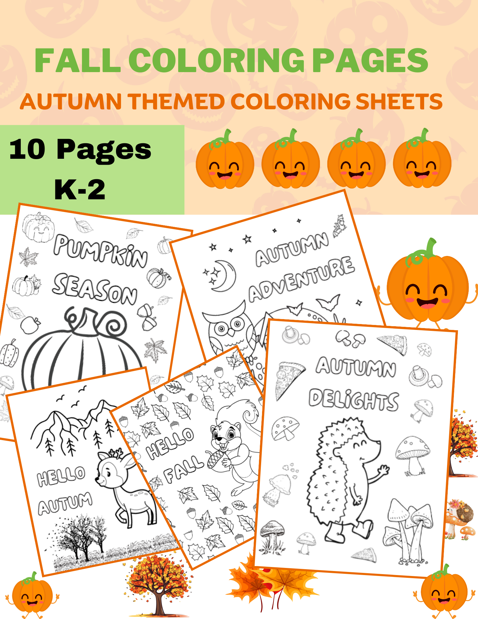 Fall coloring pages autumn november coloring sheets made by teachers