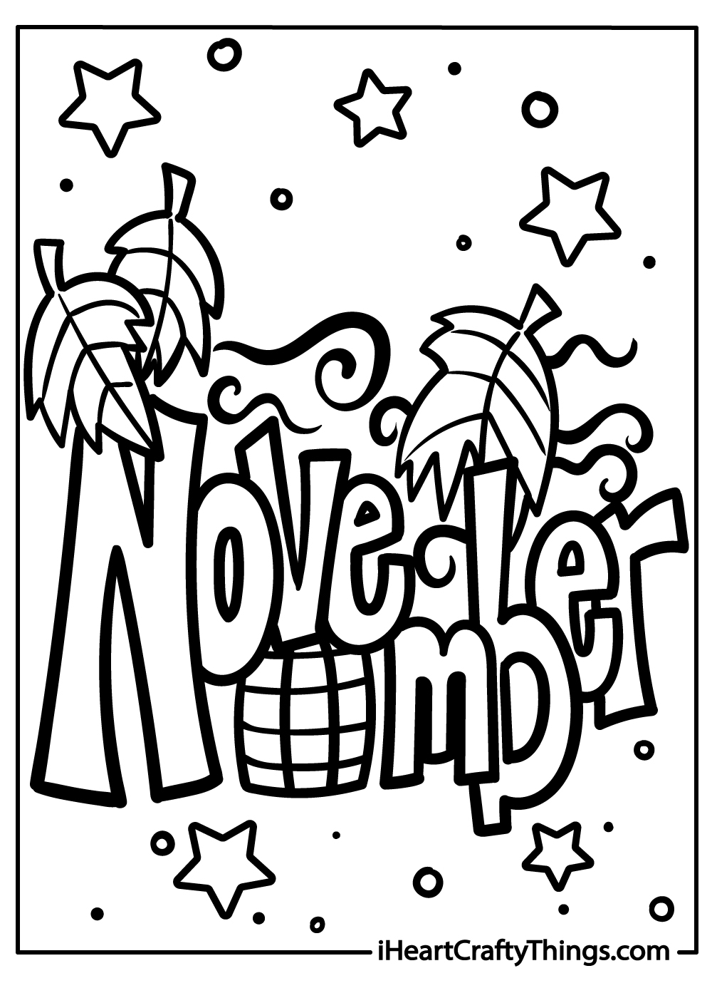 November coloring pages free printables