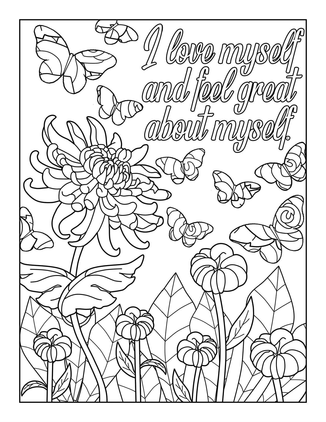 November coloring page printables