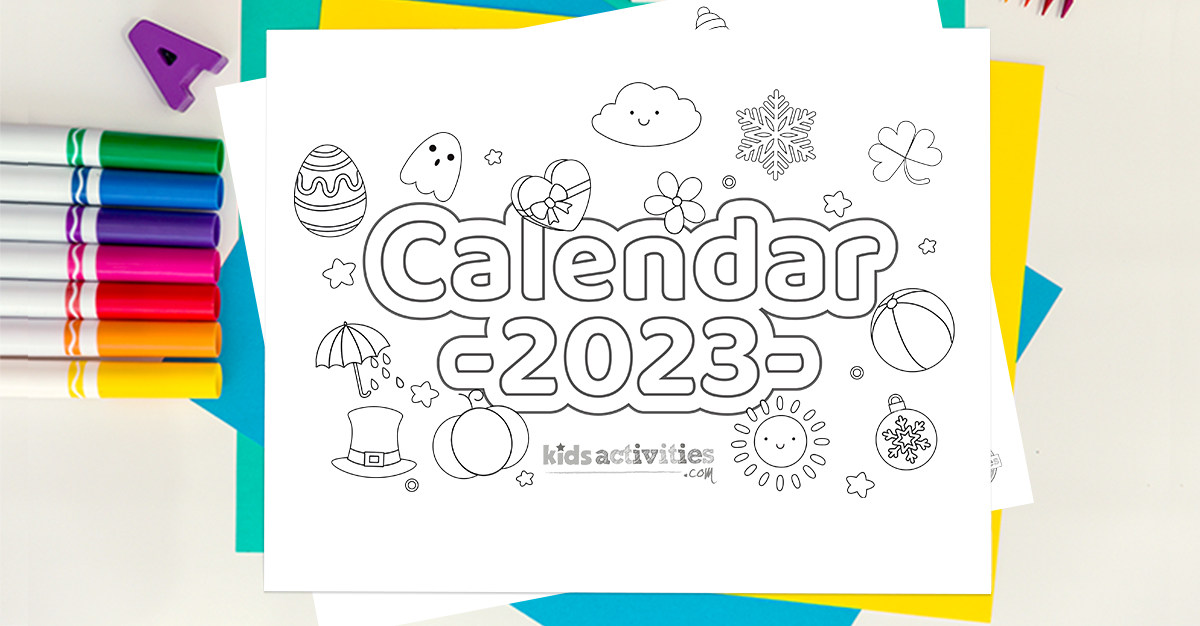 Printable calendar for kids kids activities blog