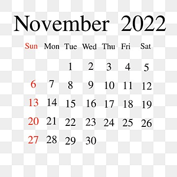 Calendar november png transparent images free download vector files