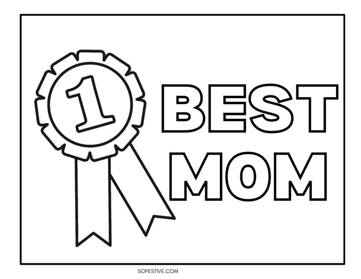 Free mothers day coloring pages