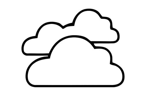 Coloring page a cloudy free silhouette designs coloring pages free coloring sheets