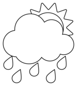 Precipitations coloring pages free coloring pages