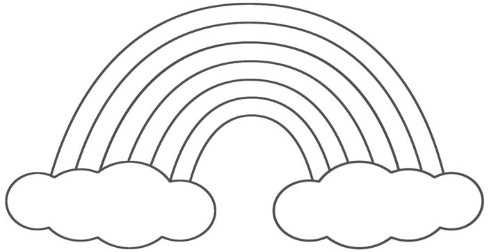 Dibujos del arco iris para colorear dibujo de arco iris pãginas para colorear dibujos de nub