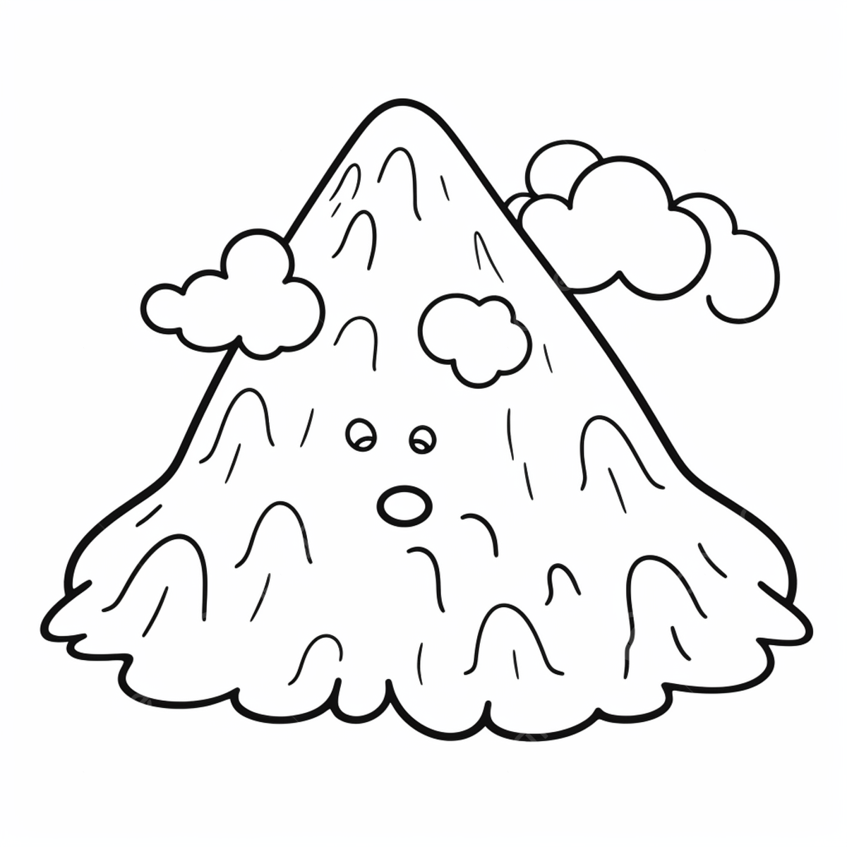 Dibujo de lindo volcan helado para colorear imprimir con nub png dibujos dibujo de nube dibujo del volcan dibujo de helado png imagen para dcarga gratuita