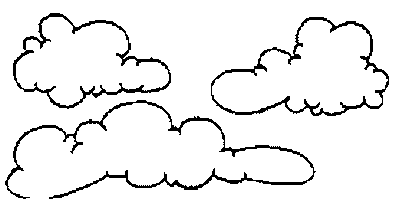 Coloring page cloud nature â printable coloring pages