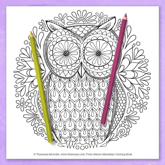 Free adult coloring pages â art is fun