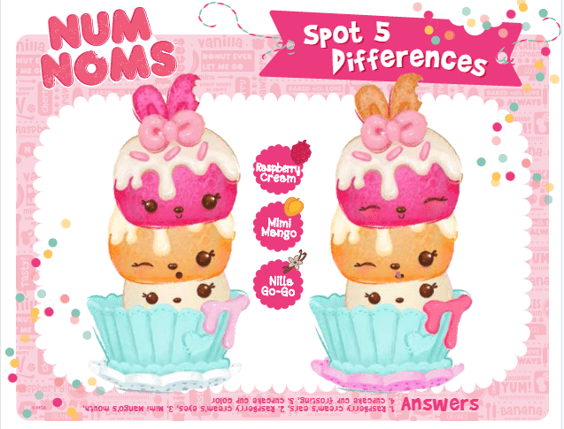 Free num noms coloring pages activities for kids