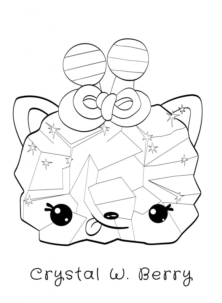 Crystal w berry num noms coloring pages