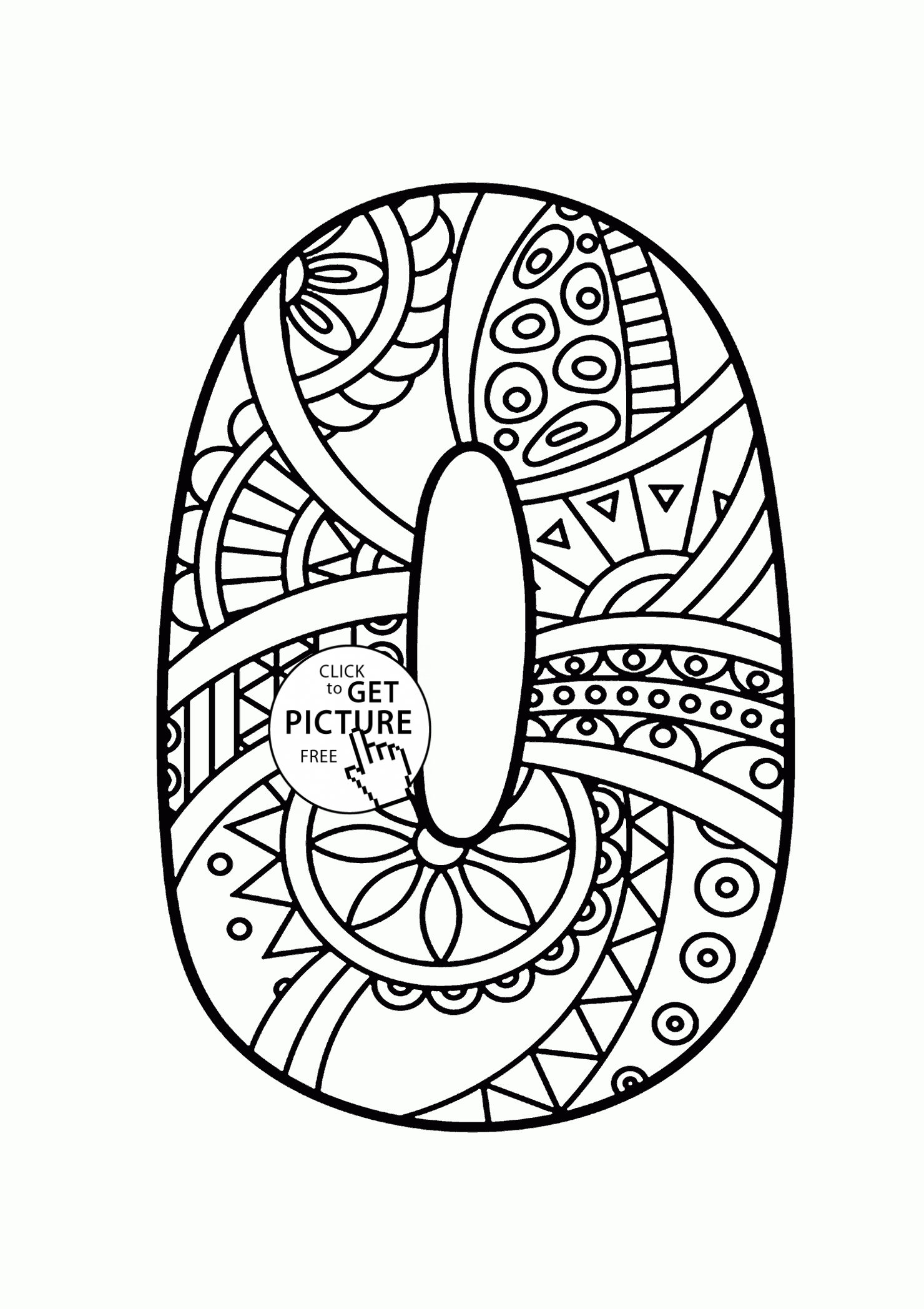 Pattern number coloring pages for kids counting numbers printables free