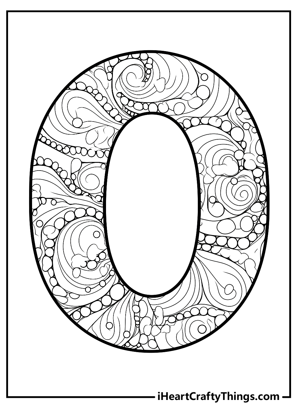 Letter o coloring pages free printables