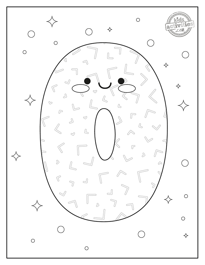 Free coloring pages with numbers