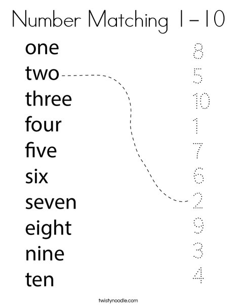 Number matching