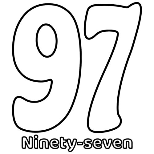 Numbers to coloring pages for kids