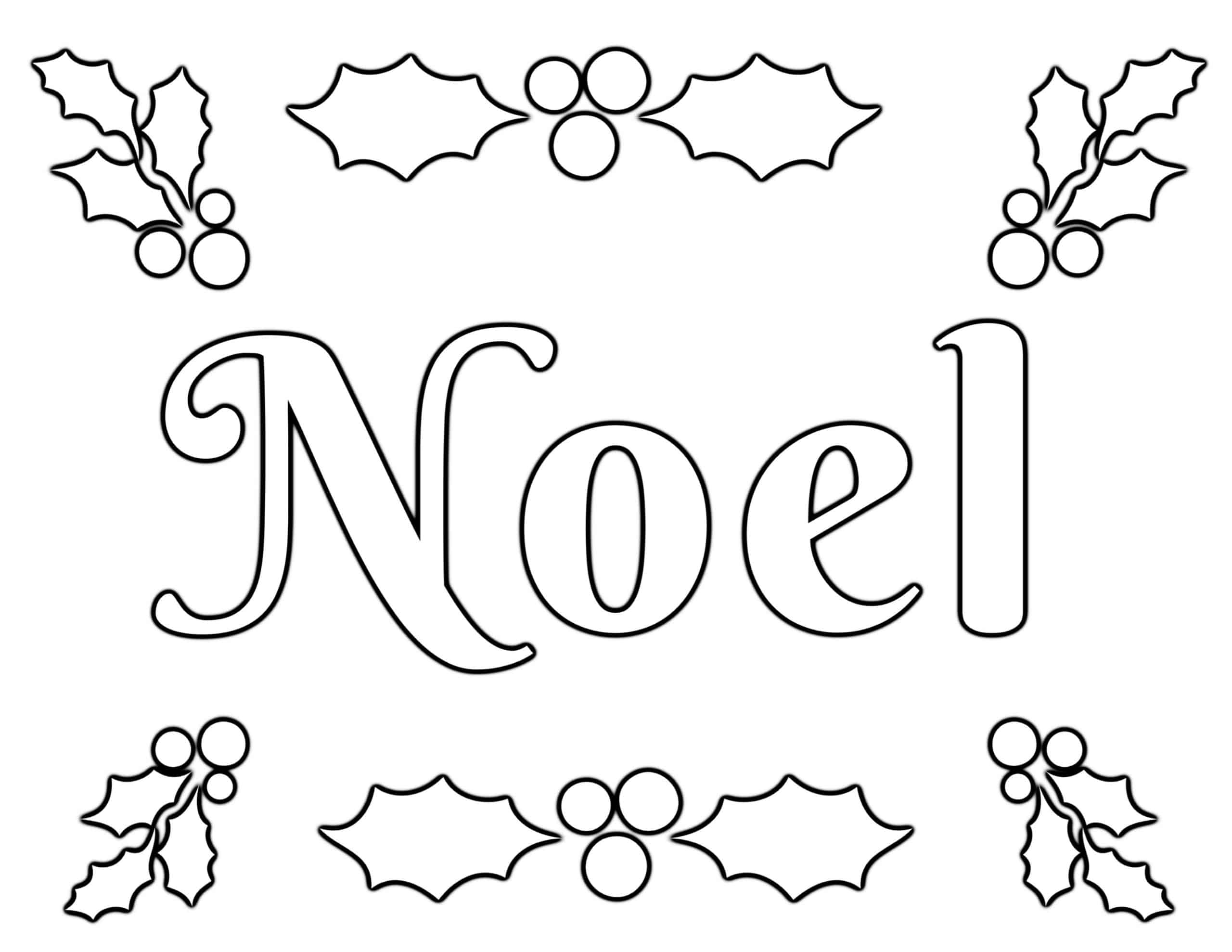 Christmas coloring pages for kids free easy printable pdf
