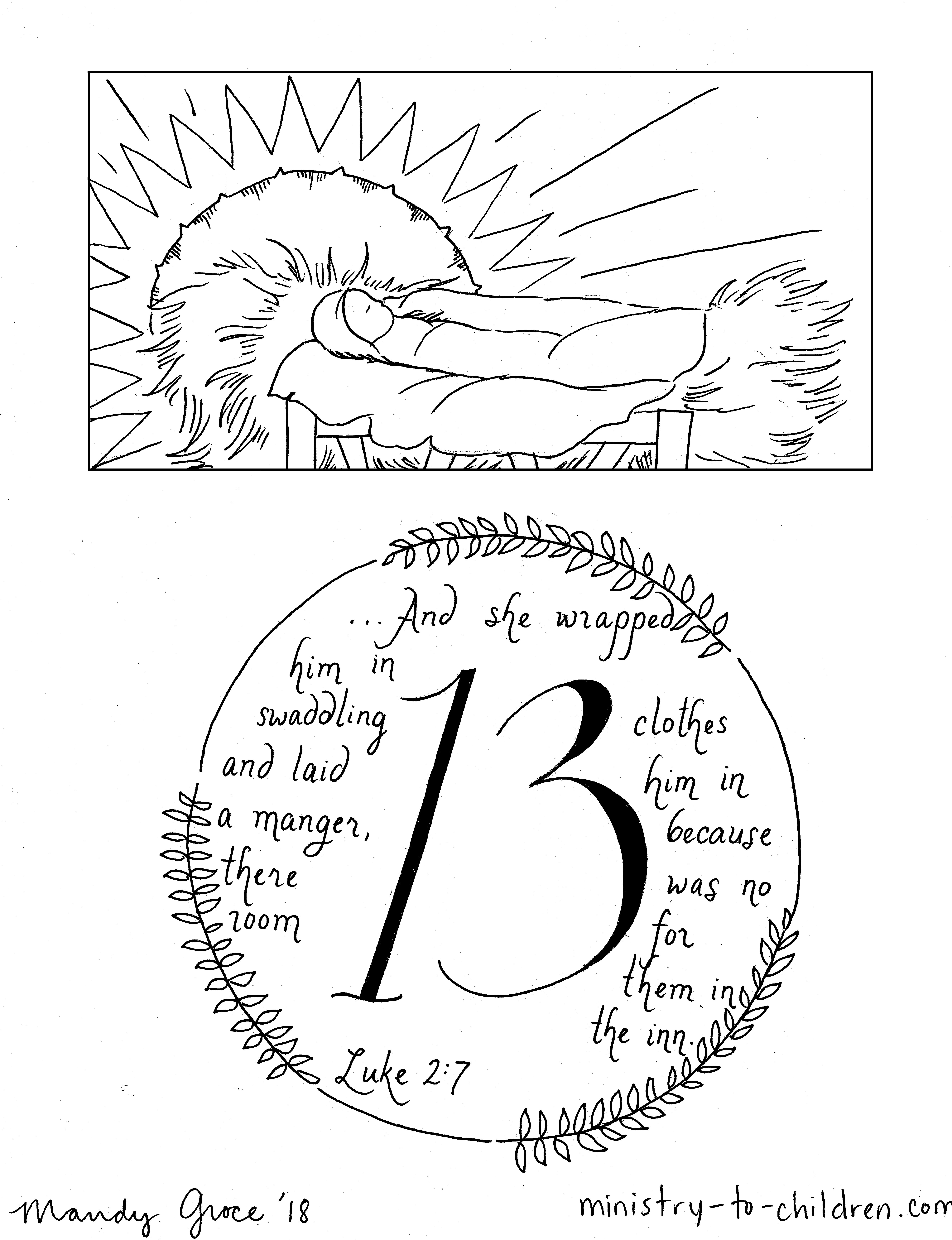 Advent coloring pages activities for kids â sunday school