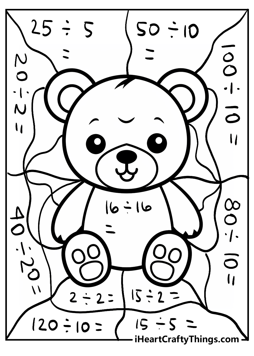 Printable math coloring pages updated