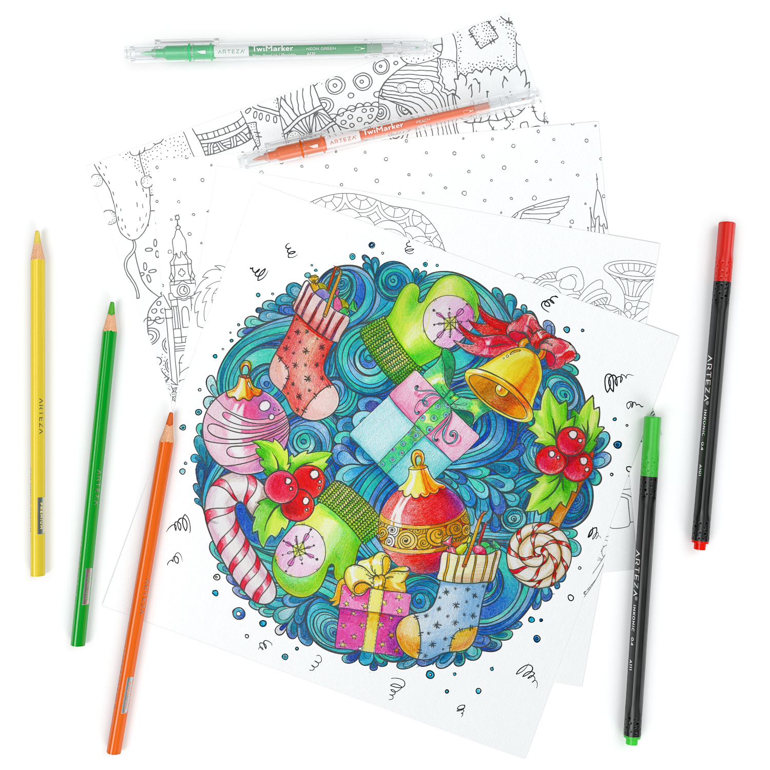 Coloring book x seasons sheets â