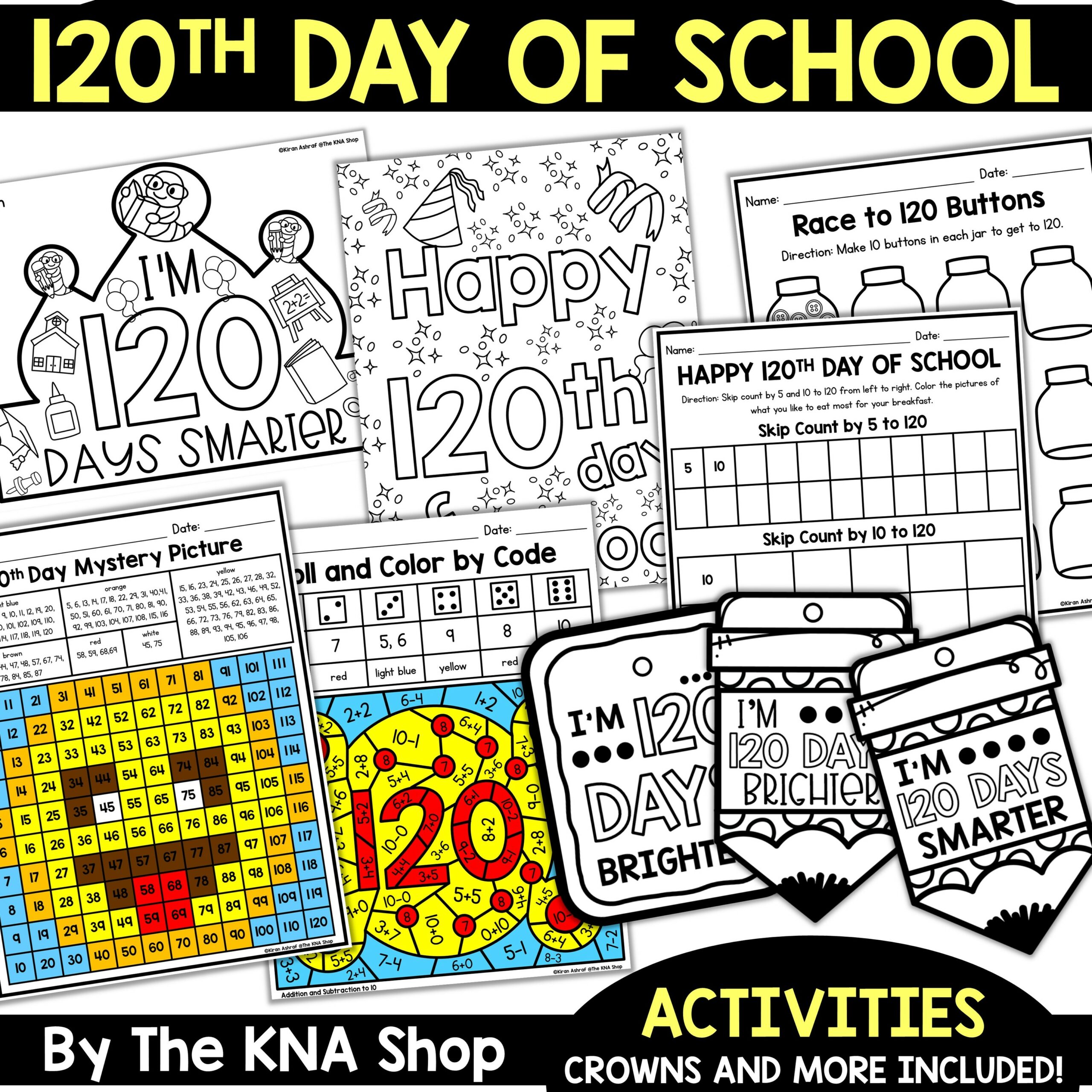 Days of school activities addition subtraction made by teachers