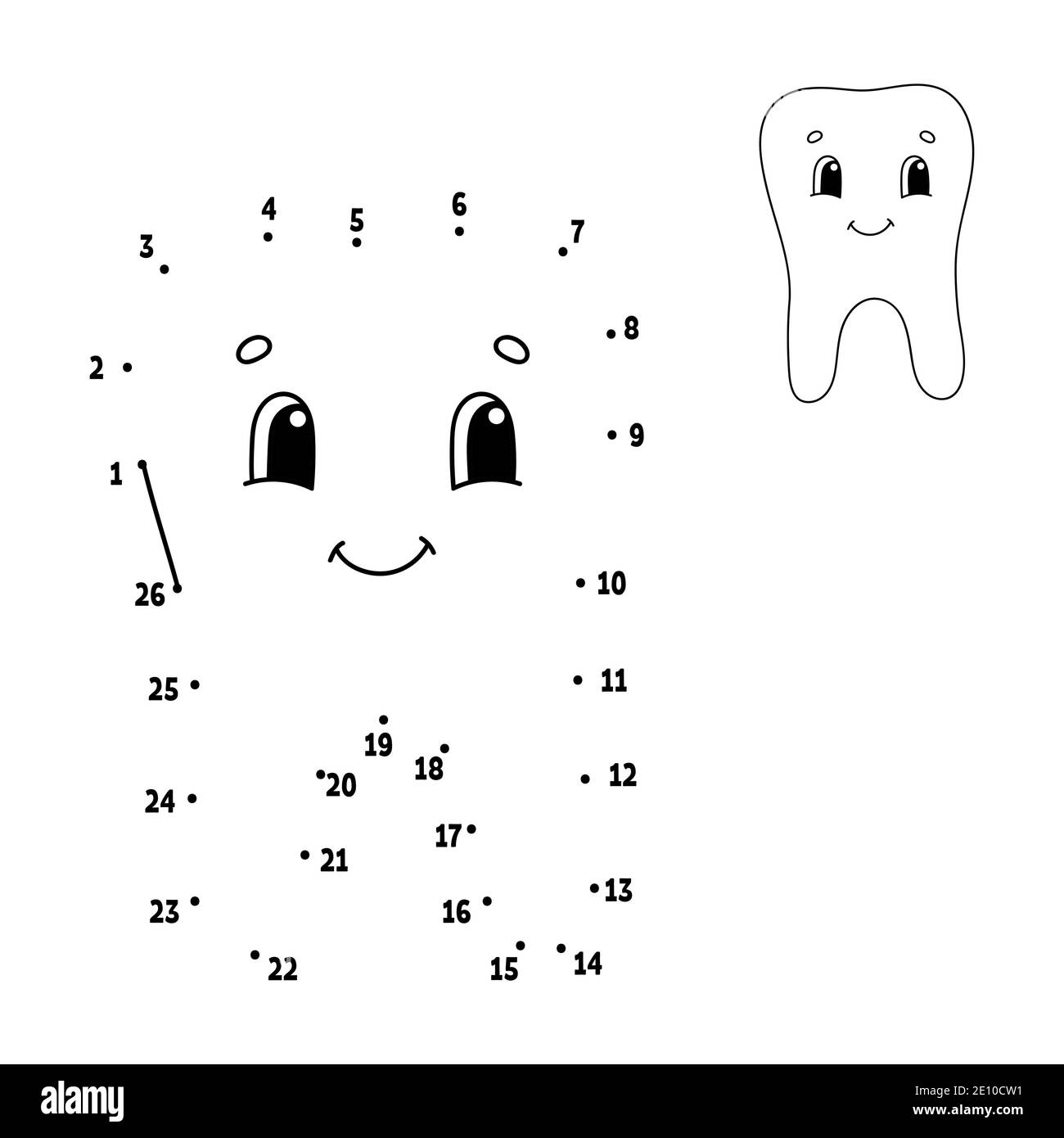 Dot to dot draw a line handwriting practice learning numbers for kids education developing worksheet activity coloring page game for toddler is stock vector image art