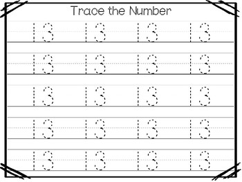 All about the number tracing worksheets and activities preschool