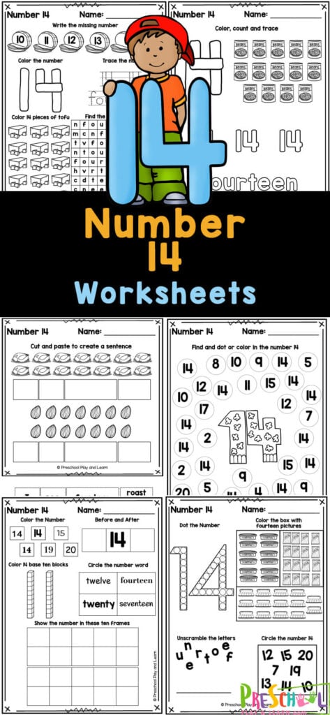 Free printable number tracing worksheets