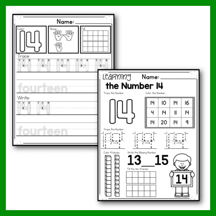 Free printable number worksheets for tracing and number recognition