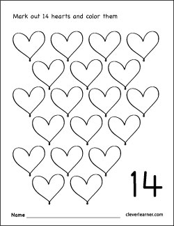 Number writing counting and identification printable worksheets for children