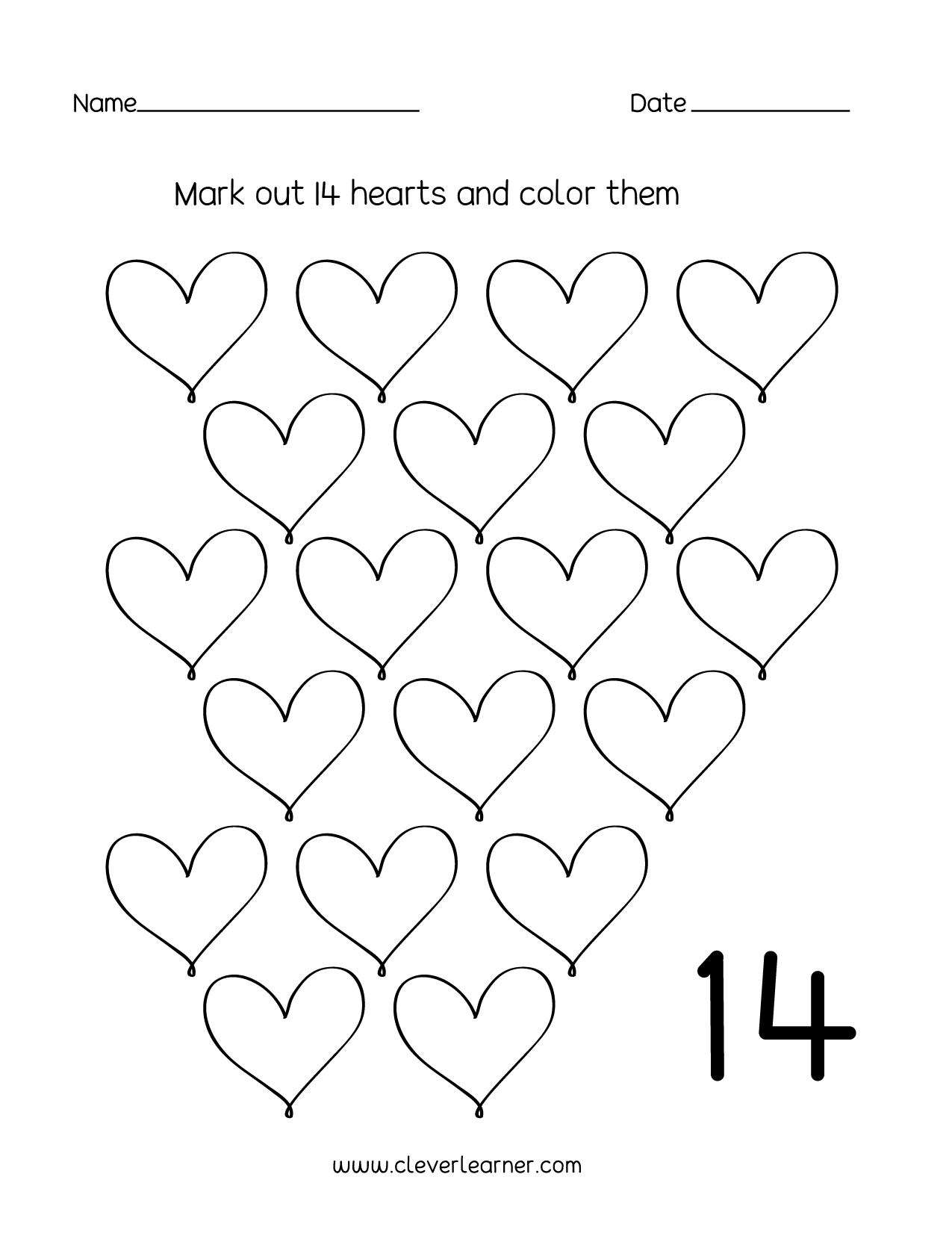 Number writing counting and identification printable worksheets for children