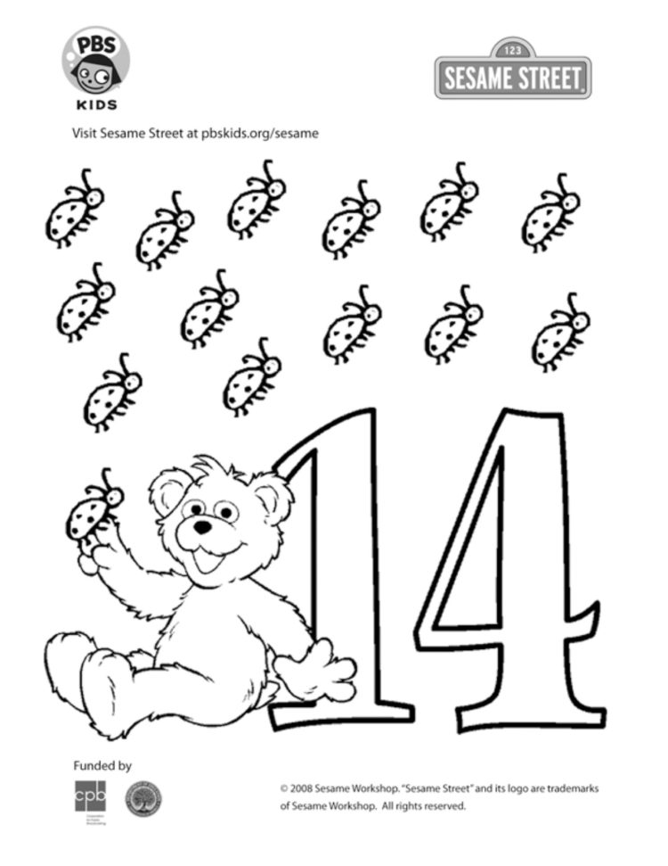 The number coloring page kids coloringâ kids for parents