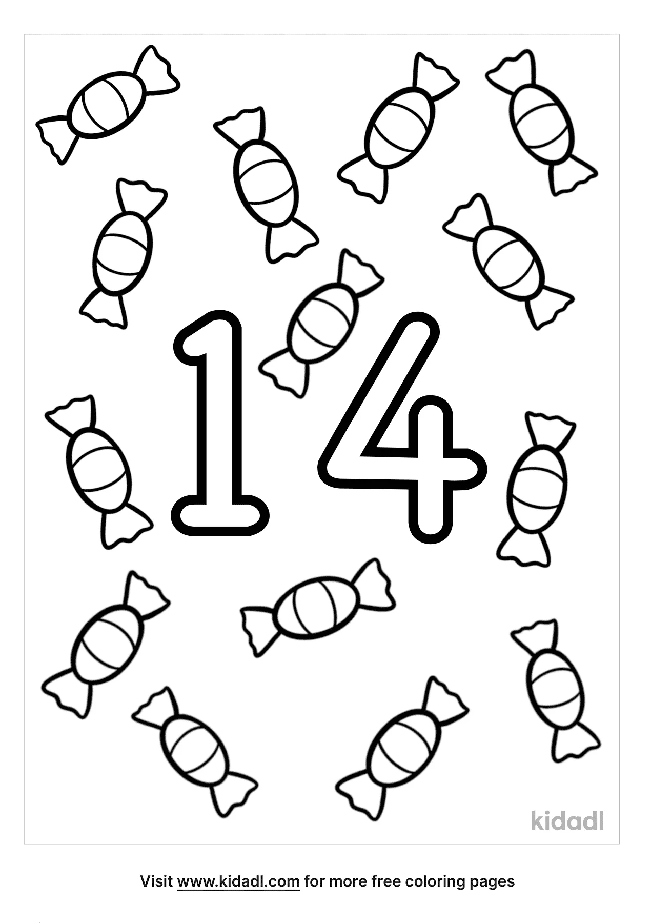 Free number coloring page coloring page printables