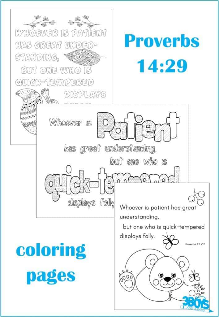 Proverbs coloring page set for kids adults