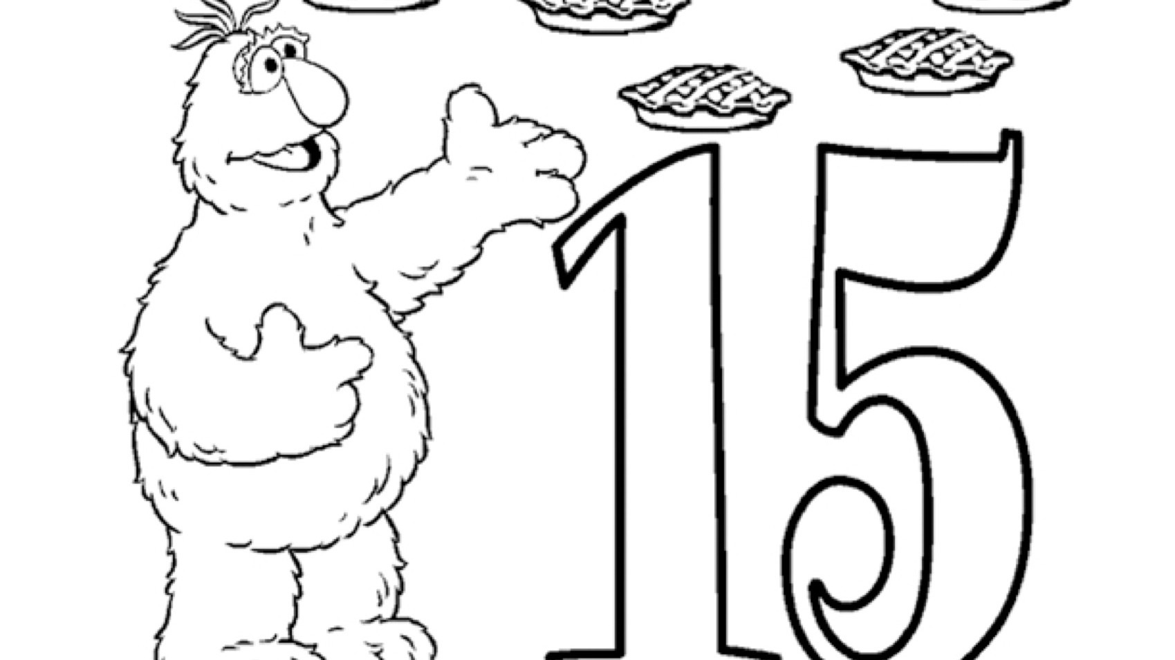 The number coloring page kids coloringâ kids for parents