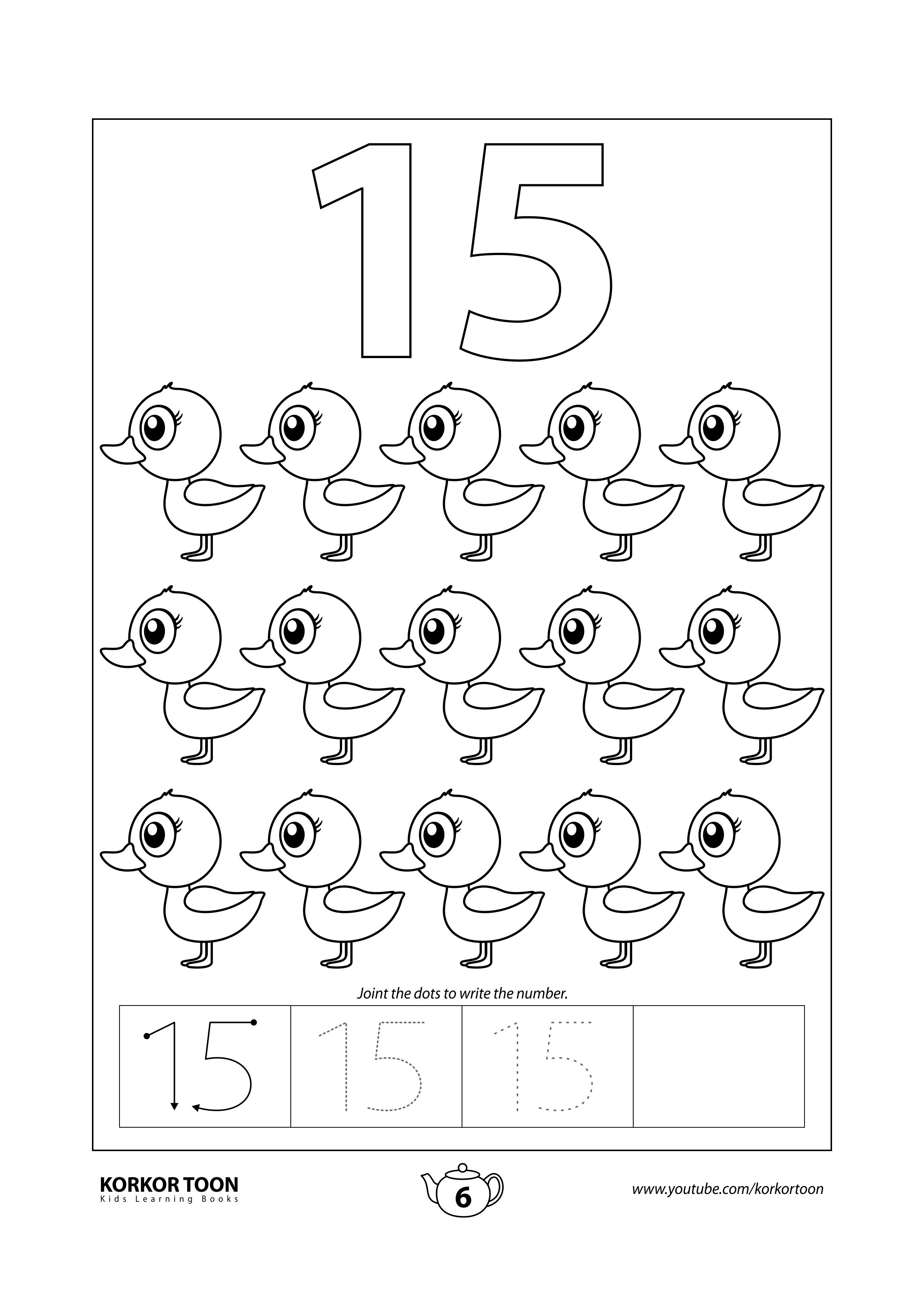 Numbers coloring book for kids number kindergarten addition worksheets preschool worksheets kids worksheets printables