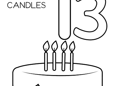 Number learning coloring worksheets