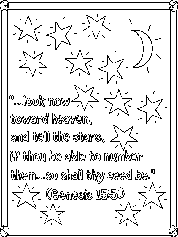 Genesis coloring page