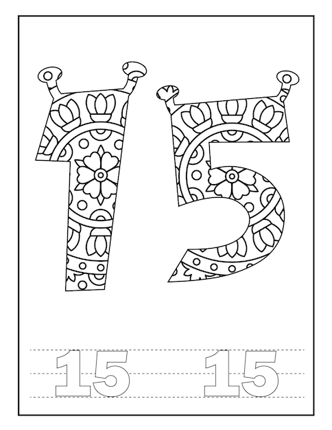 Premium vector kids and toddler hand drawing coloring pages