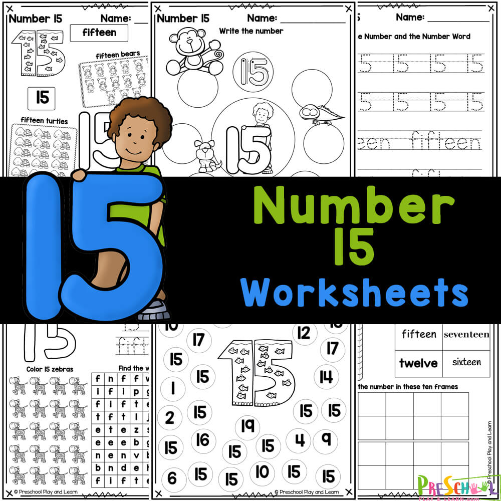 Free printable number tracing worksheets for preschool