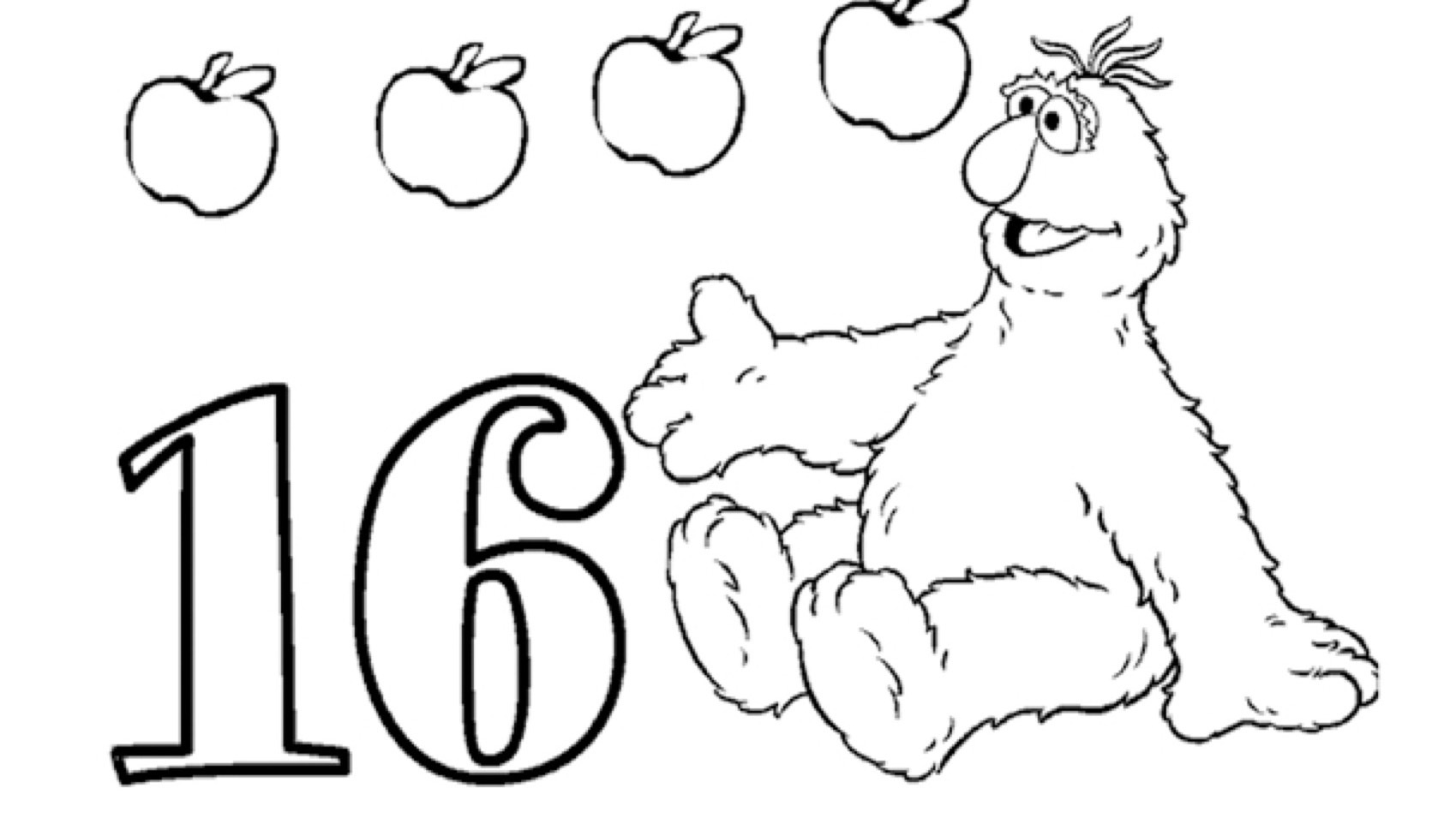 The number coloring page kids coloringâ kids for parents