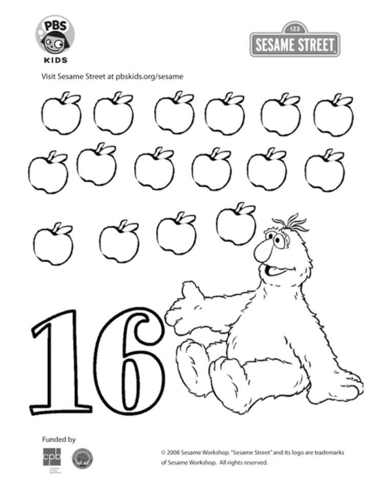 The number coloring page kids coloringâ kids for parents