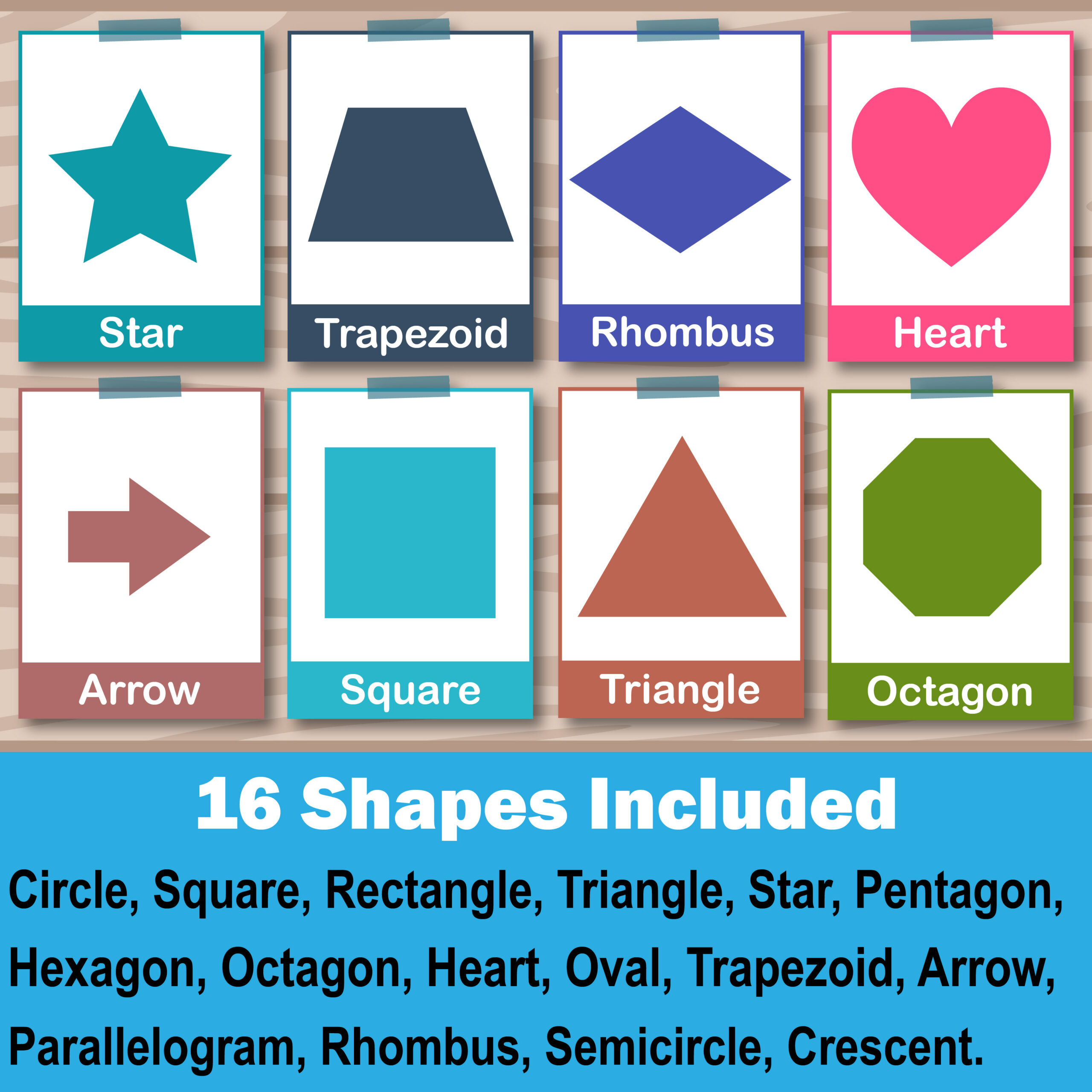 Shapes flashcards shape flash cards geometric shapes learning shapes made by teachers