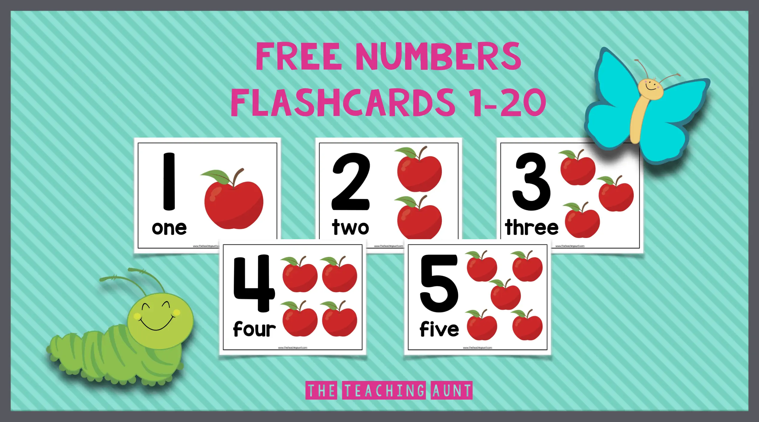 Numbers flashcards